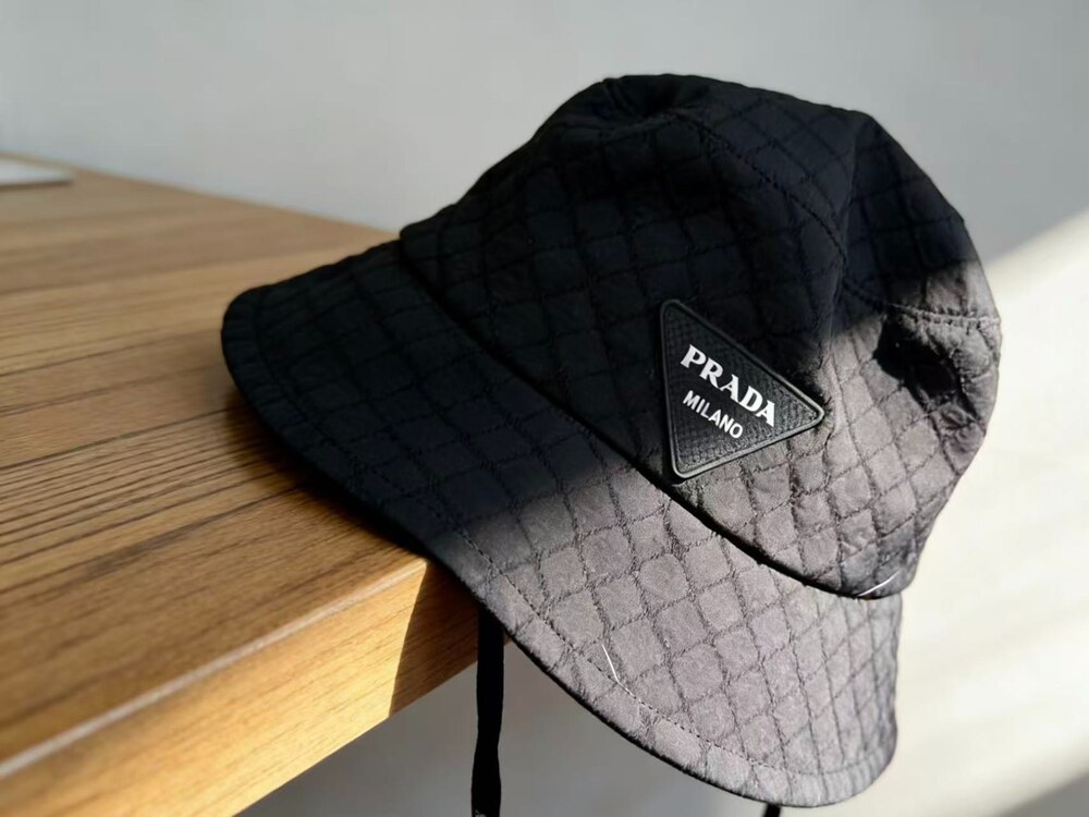 Prada Re Nylon Bucket Hat Black - Picture 3 of 4